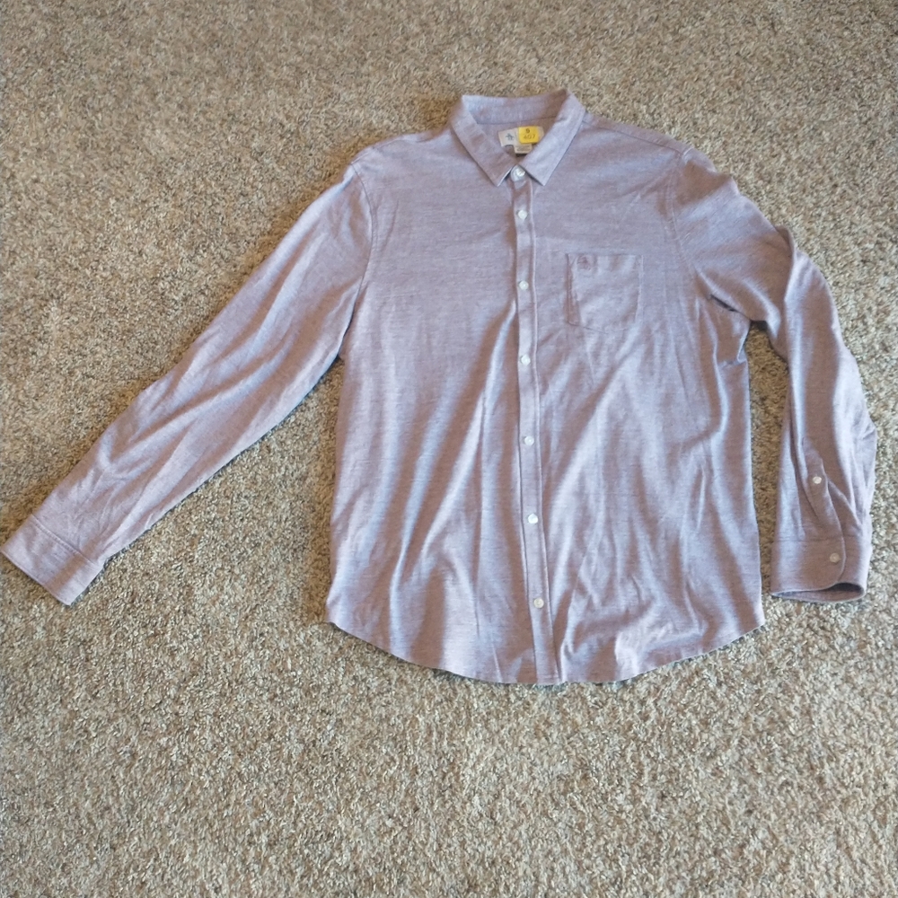PENGUIN By Munsingwear Heritag L/S Button Front Shirt Sz XXL 2X